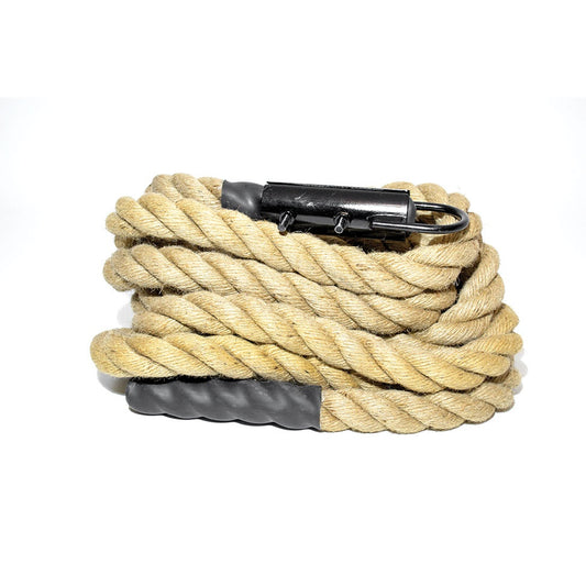 Sisal climbing rope used by professionals